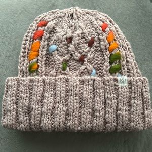 Cable Cuffed Beanie winter hat
